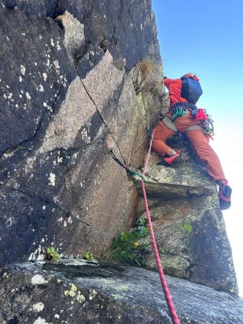 Escalade sur falaise près de Font-Romeu dans les Pyrénées-Orientales 66. Escalade sur falaise près de Font-Romeu dans les Pyrénées-Orientales 66.