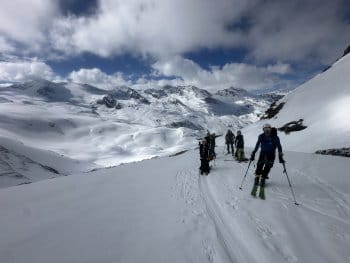 skieurs de ski de rando skieurs de ski de rando